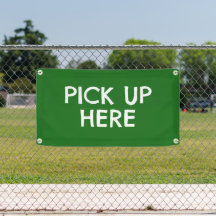 Vegan Food Truck Pick Up Here Horizontal Banner
