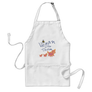 Vegan for Animals Adult Apron