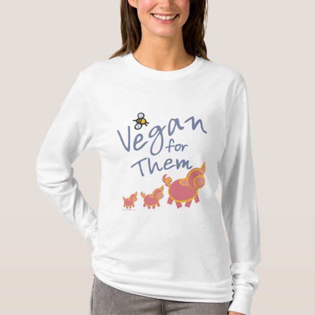 Vegan for Animals T-Shirt (Front)