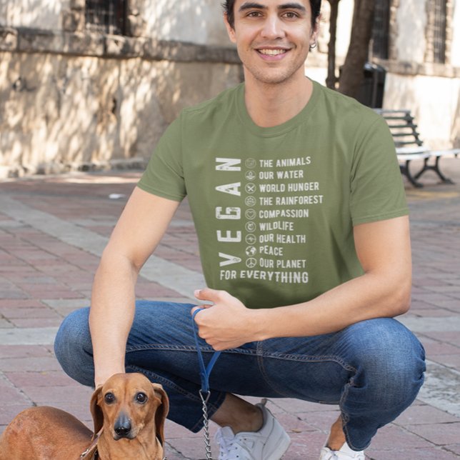Vegan For Everything Plant Based Diet   T-Shirt (Creator Uploaded)