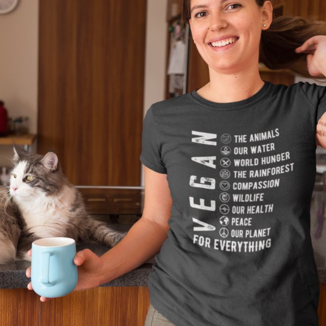 Vegan For Everything Plant Based Diet  T-Shirt (Creator Uploaded)