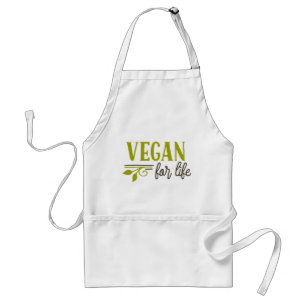 Vegan For Life Adult Apron