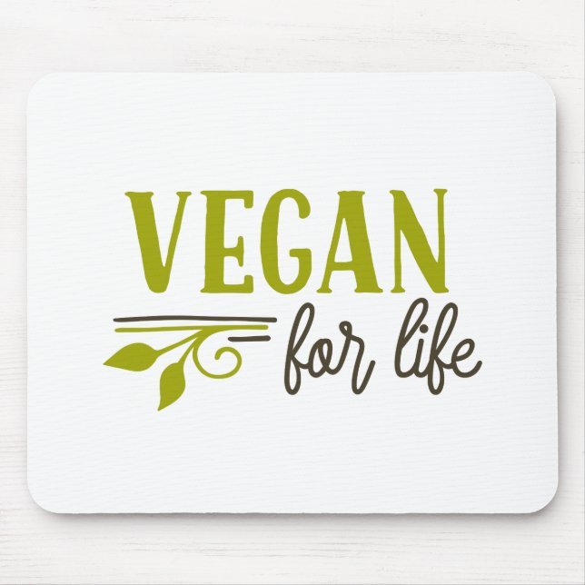 Vegan For Life Mouse Pad (Front)
