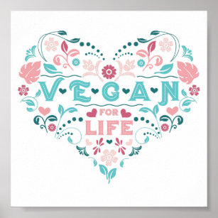 Vegan for Life Poster