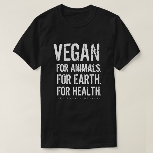 Vegan For Shirt Black