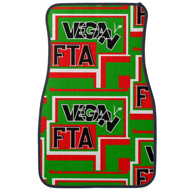 Vegan For The Animals (FTA)  Car Floor Mat (Front)