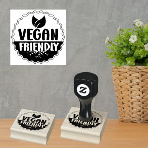 Vegan Friendly, Rubber Stamp