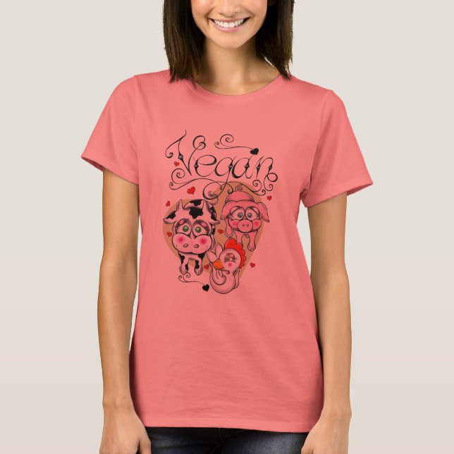 Vegan friends T-Shirt (Front)
