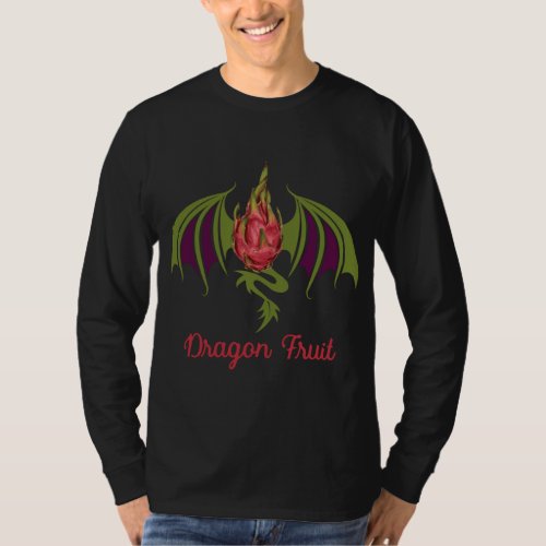 Vegan Funny Dragon Fruit T_Shirt