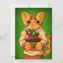 Vegan Gardener Cat