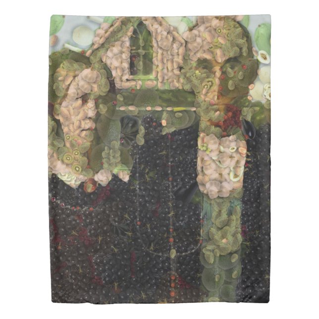 Vegan Gothic Fine Art Spoof Duvet Cover (Front)