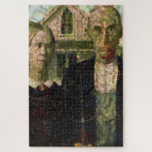 Vegan Gothic Fine Art Spoof Jigsaw Puzzle
