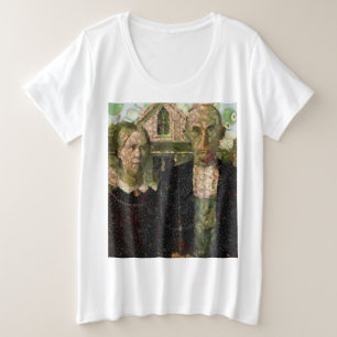 Vegan Gothic Fine Art Spoof Plus Size T-Shirt