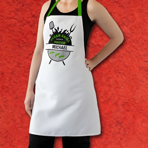 Vegan Grill Master with your name Apron