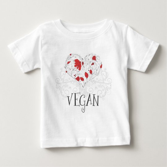 Vegan - heart baby T-Shirt