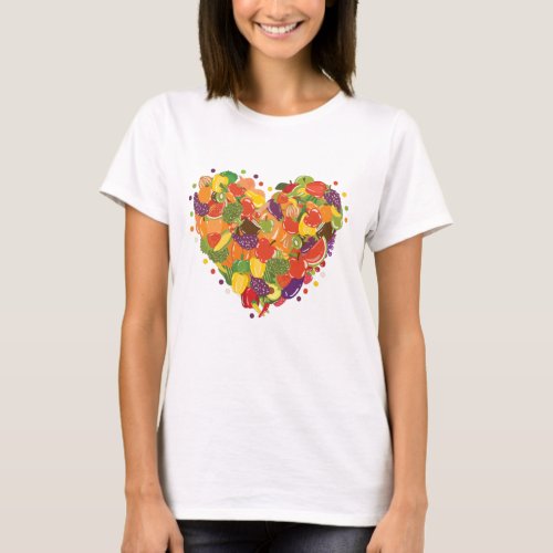 Vegan Heart T_Shirt