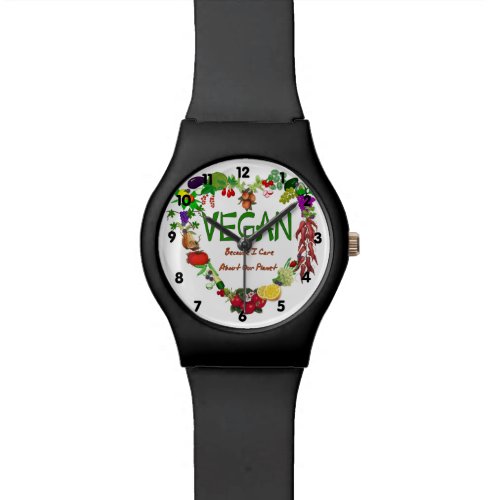 Vegan Heart Wristwatch