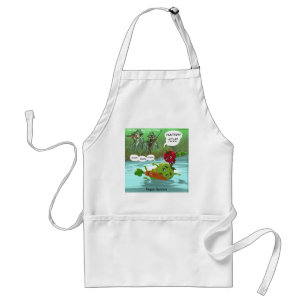 Vegan Hunters Funny Adult Apron