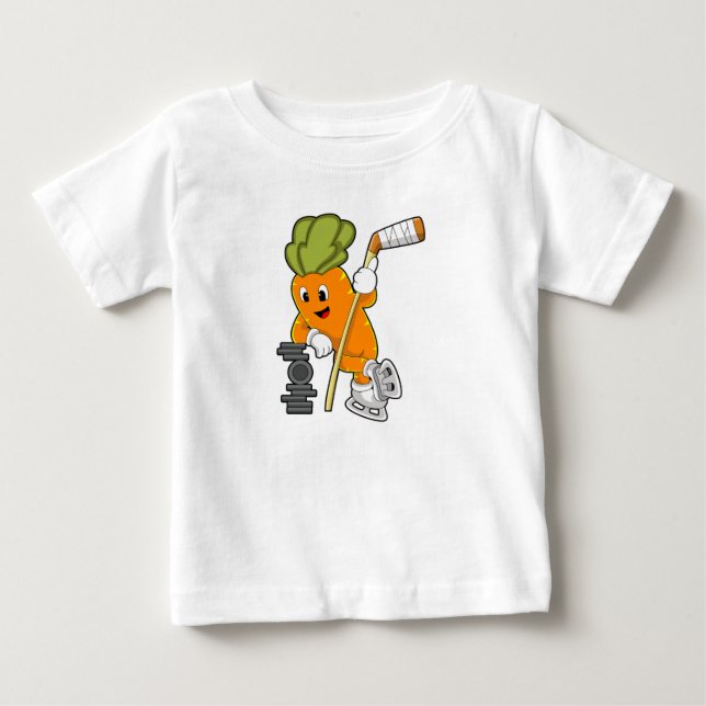 Vegan Ice hockey Ice hockey stick Baby T-Shirt (Front)