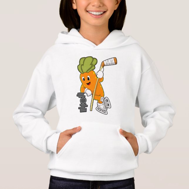 Vegan Ice hockey Ice hockey stick Hoodie (Front)