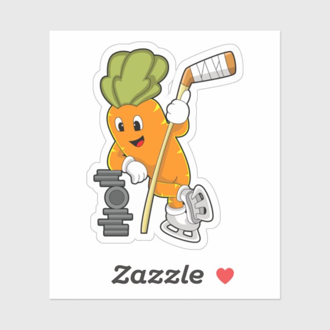 Vegan Ice hockey Ice hockey stick Sticker (Sheet)