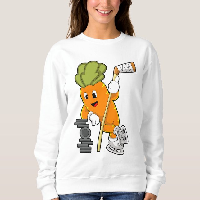 Vegan Ice hockey Ice hockey stick Sweatshirt (Front)