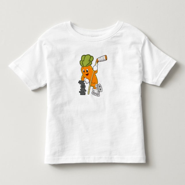 Vegan Ice hockey Ice hockey stick Toddler T-shirt (Front)