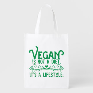 Vegan is not a Diet Grocery Bag