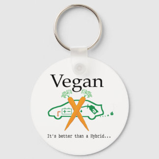 Vegan - It's better than a Hybrid Keychain