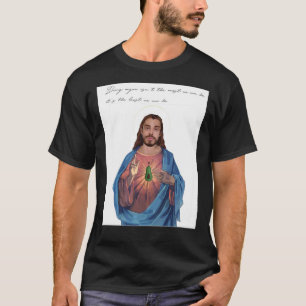 Vegan Jesus (earthling ed quote) Premium Scoop T-S T-Shirt