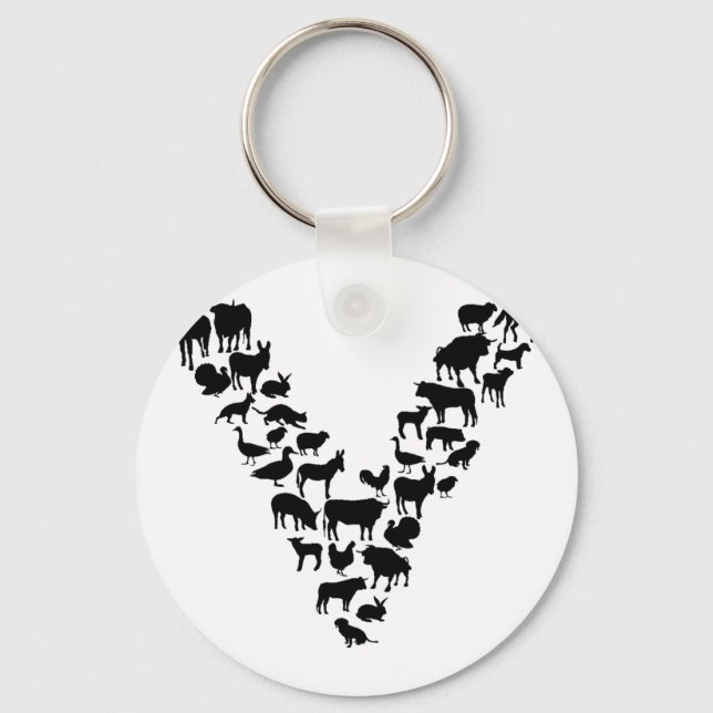 Vegan Keychain (Front)