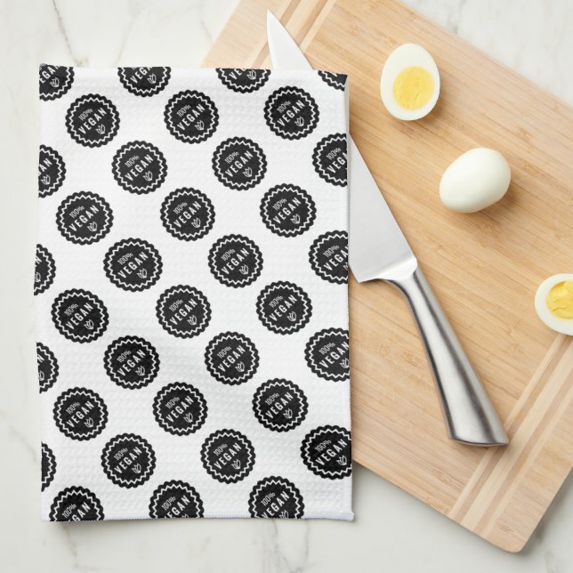 Vegan Kitchen Towel (Quarter Fold)