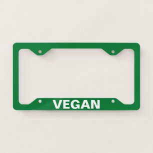 VEGAN LICENSE PLATE FRAME