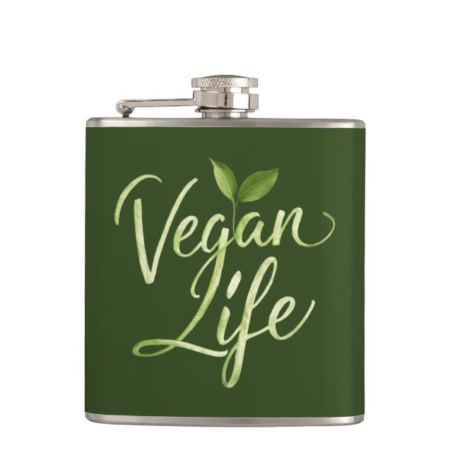 Vegan Life Flask (Front)