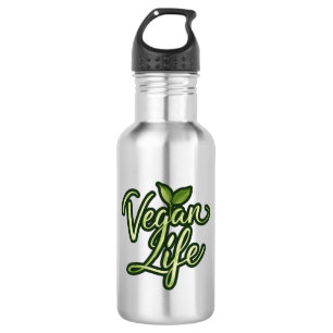Vegan Life Stainless Steel Water Bottle