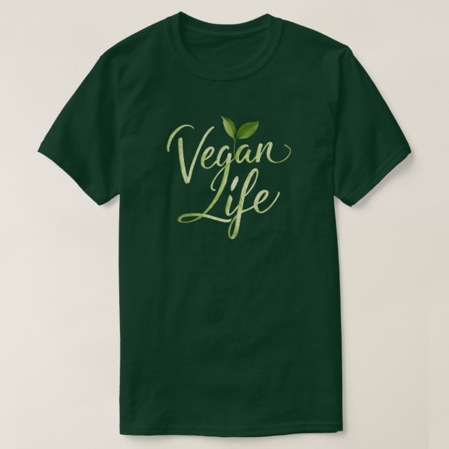 Vegan Life T-Shirt (Design Front)