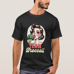 Vegan Life Vegetarian Plant Based Veggie Team Broc T-Shirt