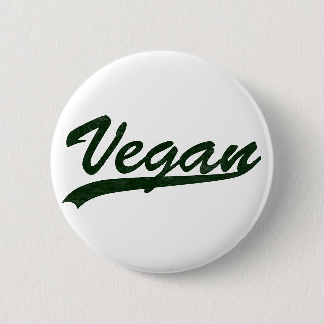 Vegan Logo Badge Button (Front)