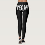 "VEGAN" LOGO BLACK LEGGINGS<br><div class="desc">"VEGAN" LOGO BLACK LEGGINGS</div>