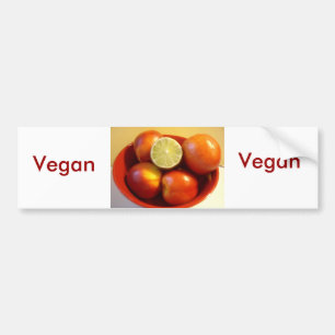 Vegan Love Bumper Sticker