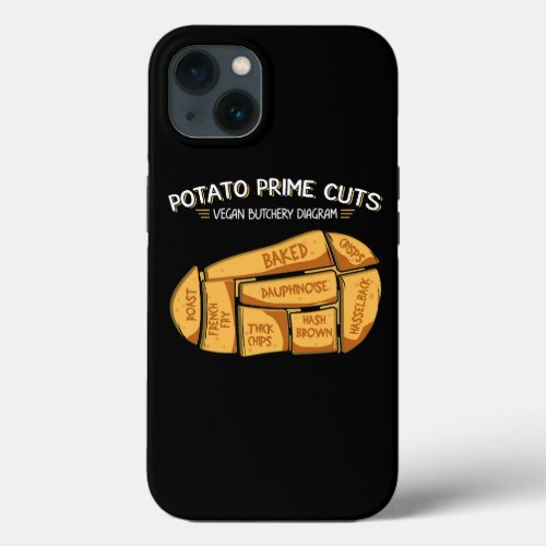 Vegan Lover Potato Day Spirit Animal is a Potato P iPhone 13 Case