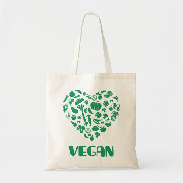 Vegan Lover Tote Bag (Front)