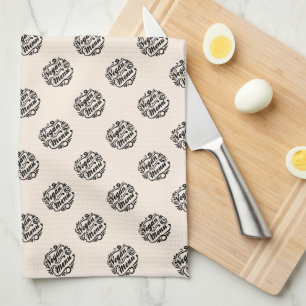 Vegan Menu Kitchen Towel