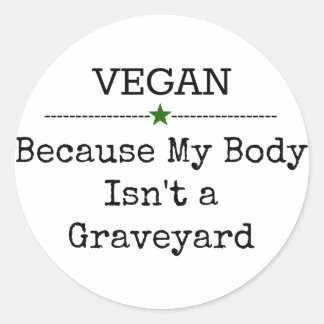 Vegan Message Sticker