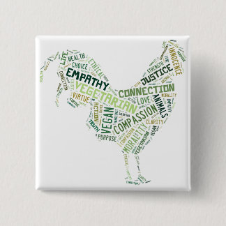 Vegan Mosaic Button