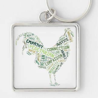 Vegan Mosaic Keychain