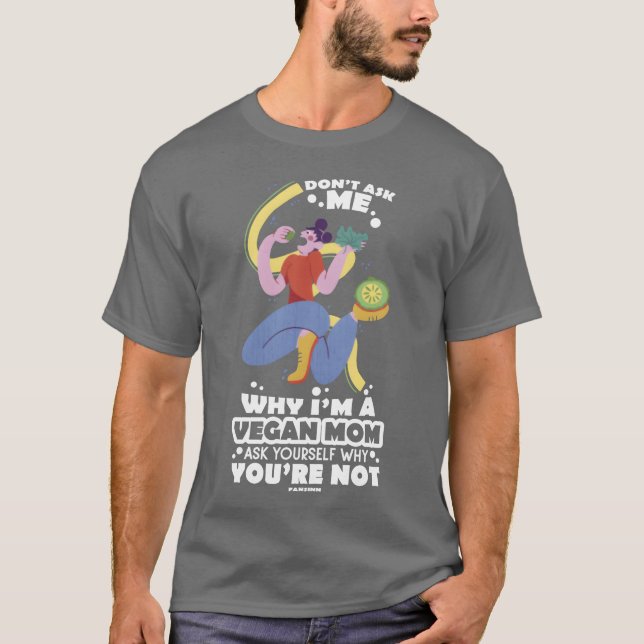 Vegan mother animal law animal protection health f T-Shirt (Front)