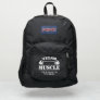 Vegan Muscle barbell customizable JanSport Backpack