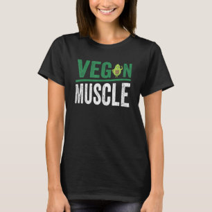 Vegan Muscle Vegetarian Vegetables Food Graphic T-Shirt
