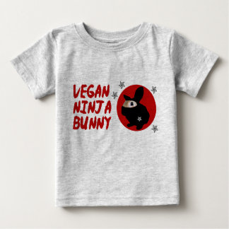 Vegan Ninja Bunny Baby T-Shirt